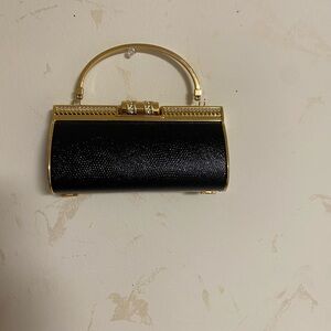 Chic Black and Gold Clutch